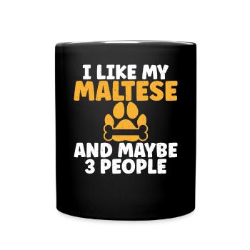 Cadeaux de propriétaire maltais - Mug uni - noir - Devant
