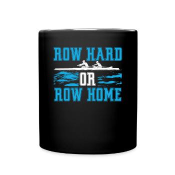 Ranger dur ou ranger après - Mug uni - noir - Devant