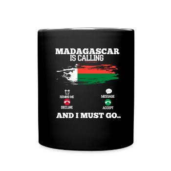 Madagascar - Mug uni - noir - Devant