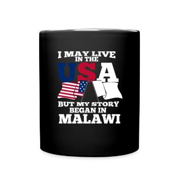 Malawi - Full Colour Mug - black - Front
