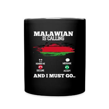 Malawi - Full Colour Mug - black - Front