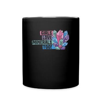 Geologe Steinsammler Steine Geologie Mineralien - Tasse einfarbig - Schwarz - Vorne