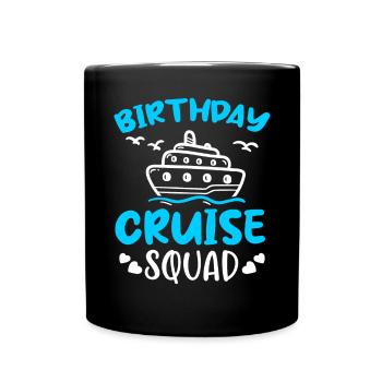 Anniversaire Croisière Squad - Mug uni - noir - Devant