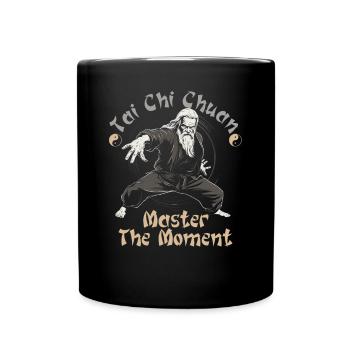 Tai Chi Chuan Master the Moment Taijiquan - Tasse einfarbig - Schwarz - Vorne