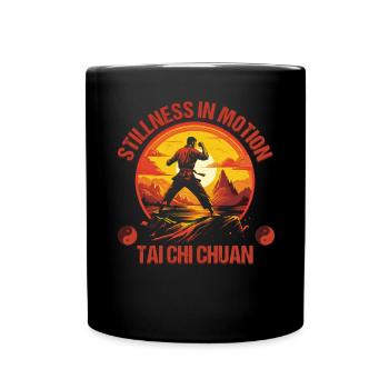 Taijiquan Stillness in Motion Tai Chi Chuan - Mug uni - noir - Devant