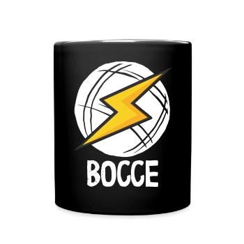 Bocce Spruch Bocce Ball mit Jack Bocci Game Bocce - Tasse einfarbig - Schwarz - Vorne