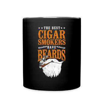 Beard Lover Bearded Man Cigar The - Tasse einfarbig - Schwarz - Vorne