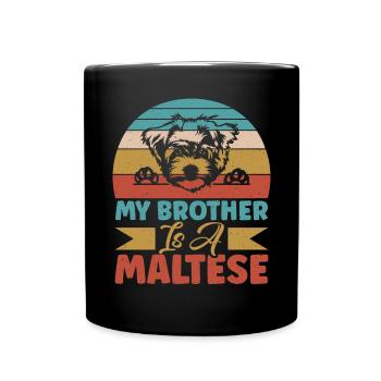 Maltese Owner Gifts - Tasse einfarbig - Schwarz - Vorne