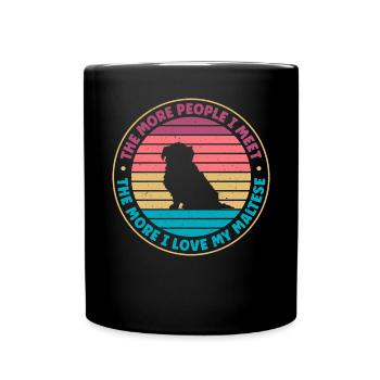 Maltese Owner Gifts - Tasse einfarbig - Schwarz - Vorne