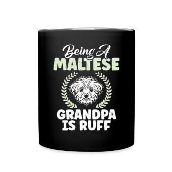 Cadeaux de propriétaire maltais - Mug uni - noir - Devant