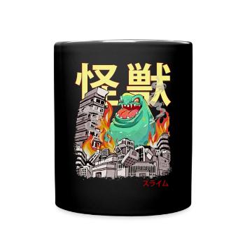 Kaiju Slime Japanese Anime Monsters - Full Colour Mug - black - Front