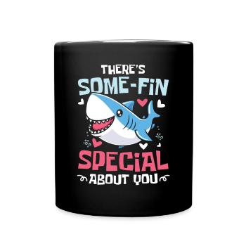 There's Some-Fin Special About Me - Tasse einfarbig - Schwarz - Vorne