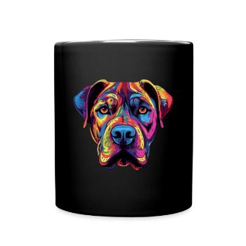 Presa Canario Cane Corso Dogo Canario - Full Colour Mug - black - Front