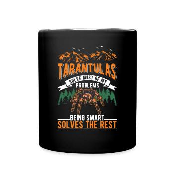 Tarantula Spider Tarantula - Full Colour Mug - black - Front
