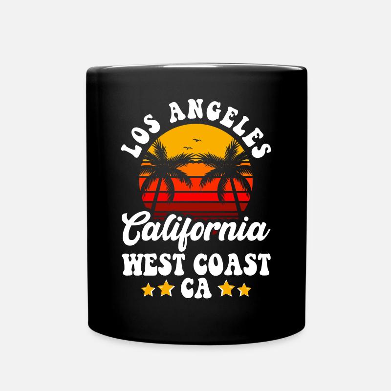 Los Angeles California - Tasse einfarbig - Schwarz