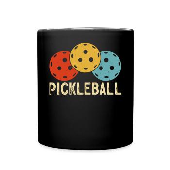 Pickleball - Mug uni - noir - Devant