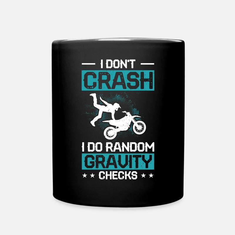 Motocross - Tasse einfarbig - Schwarz