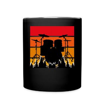 Batterie Batteur Batteur - Mug uni - noir - Devant