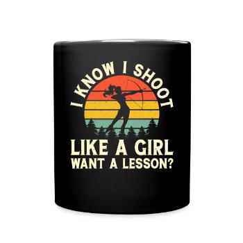 Archer Archery - Full Colour Mug - black - Front