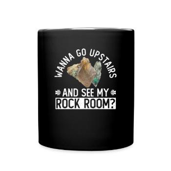 Geologist Stone Collector Stones Geology Minerals - Full Colour Mug - black - Front