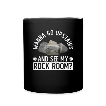 Geologist Stone Collector Stones Geology Minerals - Full Colour Mug - black - Front