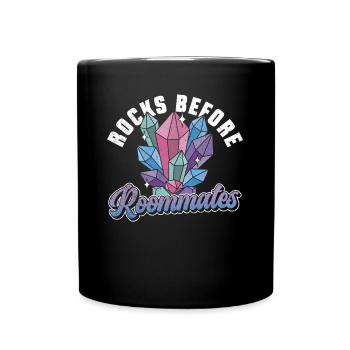Geologe Steinsammler Steine Geologie Mineralien - Tasse einfarbig - Schwarz - Vorne