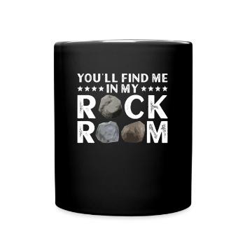 Geologe Steinsammler Steine Geologie Mineralien - Tasse einfarbig - Schwarz - Vorne