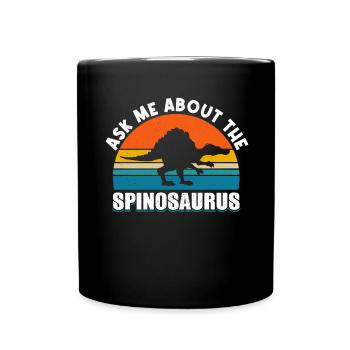 Spinosaurus Dinos Dinosaure Dino Cadeau - Mug uni - noir - Devant