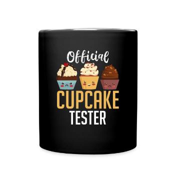 Baker Pastry Chef Baking Cool Official Cupcake Tes - Full Colour Mug - black - Front