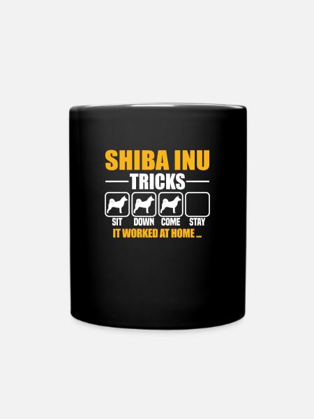Astuces Shiba Inu - Mug uni - noir
