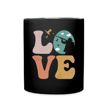 Duck Hunter Duck Hunt LOVE - Full Colour Mug - black - Front