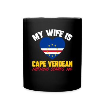 Cape Verde flag Cabo Verde flag - Full Colour Mug - black - Front