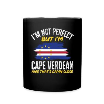 Cape Verde flag Cabo Verde flag - Full Colour Mug - black - Front