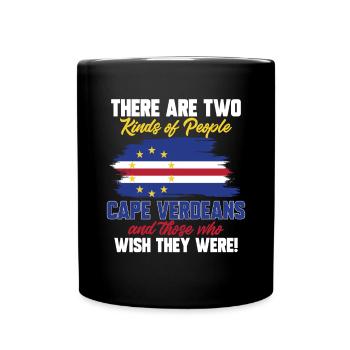 Cape Verde flag Cabo Verde flag - Full Colour Mug - black - Front