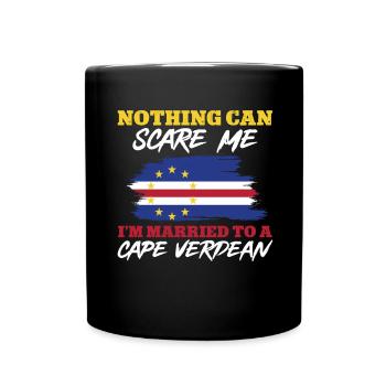 Cape Verde flag Cabo Verde flag - Full Colour Mug - black - Front
