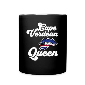 Cape Verde flag Cabo Verde flag - Full Colour Mug - black - Front