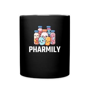 Pharmacist Technician, definition of Pharmily - Tasse einfarbig - Schwarz - Vorne