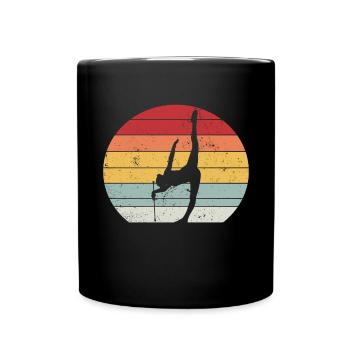 Bâton Twirling Fille Twirler Majorette - Mug uni - noir - Devant