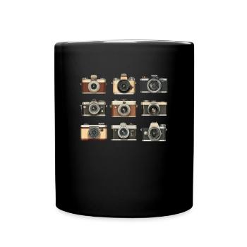 Vintage Camera Photography - Tasse einfarbig - Schwarz - Vorne