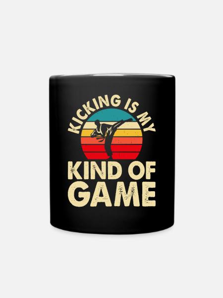 Karate Kampfsport - Tasse einfarbig - Schwarz