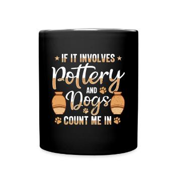 Pottery Lovers Clay Ceramic Kiln - Full Colour Mug - black - Front