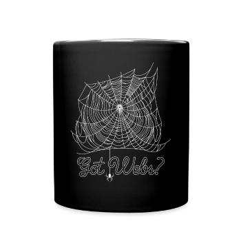 Terrarium en toile d’arachnide amoureux des araignées - Mug uni - noir - Devant