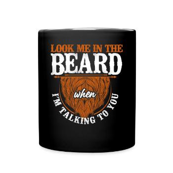 Beard Lover Bearded Man Ginger - Tasse einfarbig - Schwarz - Vorne