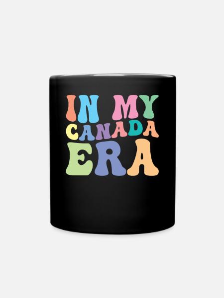 Kanada Retro Groovy - Tasse einfarbig - Schwarz