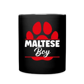Maltese Owner Gifts - Tasse einfarbig - Schwarz - Vorne