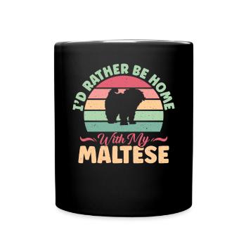 Cadeaux de propriétaire maltais - Mug uni - noir - Devant