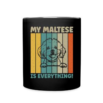Cadeaux de propriétaire maltais - Mug uni - noir - Devant