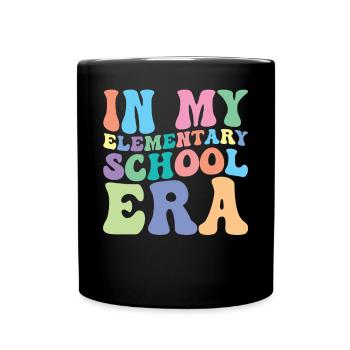 Élève de l’école primaire Retro Groovy - Mug uni - noir - Devant