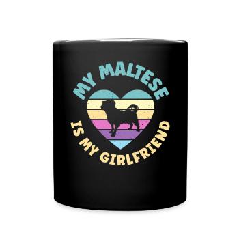 Cadeaux de propriétaire maltais - Mug uni - noir - Devant