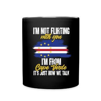 Cape Verde flag Cabo Verde flag - Full Colour Mug - black - Front